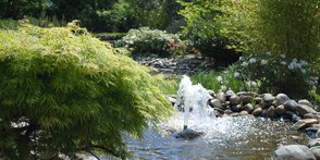 Springbrunnen im Garten von St. Bruno